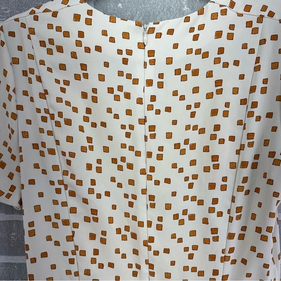 MM Lafleur Inez 1.0 dress mosaic print goldenrod/ivory, size 0 - Picture 10 of 11